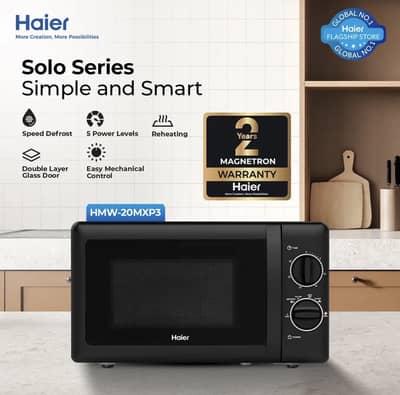 New Box Pack Oven Haier Microwave 20 litters