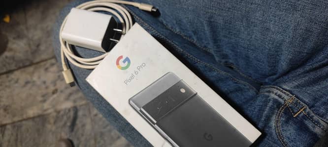 Google pixel 6 pro 128 gb non pta with box and charger