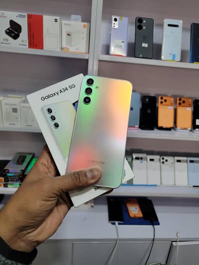 Samsung Galaxy A34 5G 8Gb 256Gb ( 5000 Mah Battery) Orignal All 10/10