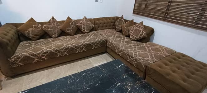 ZWood brand L shaped sofa 7 seater