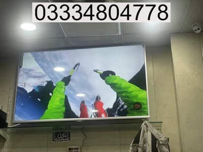 55 INCH LED,50 ANDROID LED UHD 4K MODEL O33348O4778 3 YEAR WARRNTY