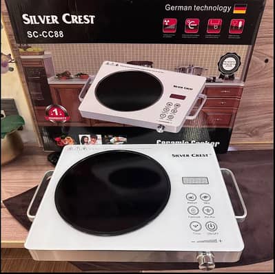 Electric stove 2200 watts silvercrust O32O6465IO5