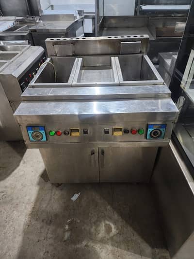 Double Fryer 16+16 Liter | Zain Kitchen Engineering | Lahore