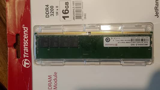 DDR4 Desktop RAM Sealad pack Transcend Qty : 2