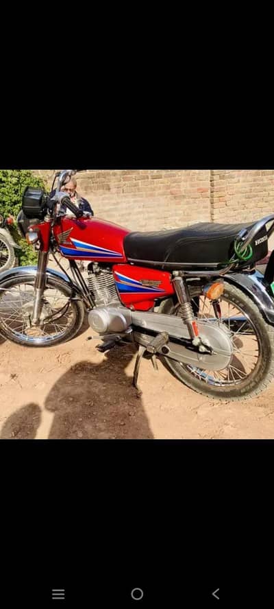2008 modal honda 125 totally janiuain condition
