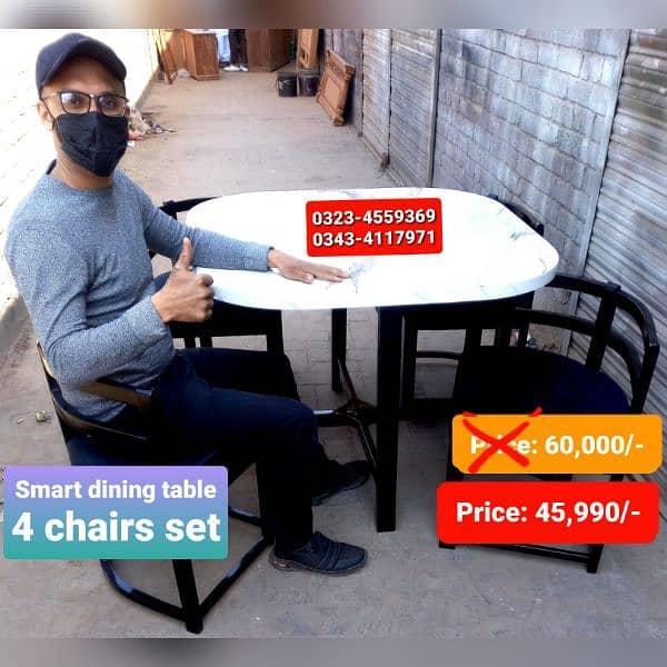 Dining table / Smart dining table / round table dining set / table 16