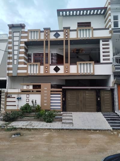 brand new Luxurious Full Furnished Leased West Open House Near Park Masjid And Gate Ground Plus 1, first street, brand new, west open, super luxurious and excellent built quality On 40 Feet Wide Road