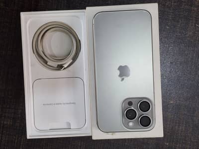 iphone 15 promax 256gb natural titanium color