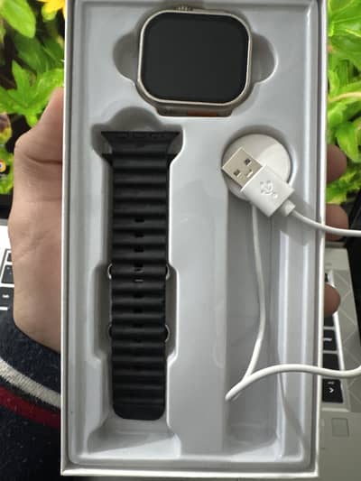 Watch 9 ultra smartwatch-large display, wireless charging,extra strap