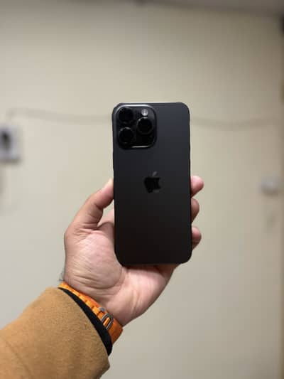 15 Pro Max 256GB Non PTA - Phy Esim - Black