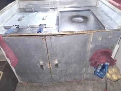 food cart frier hot plate