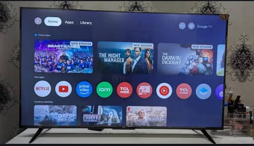 55 inch TCL Google tv available best using led tv