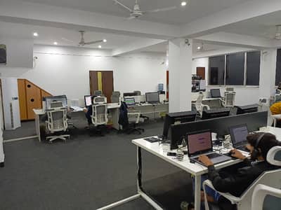 6,Marla Fist Floor Hall Available For Office Use in Johar Town Near Emporium Mall