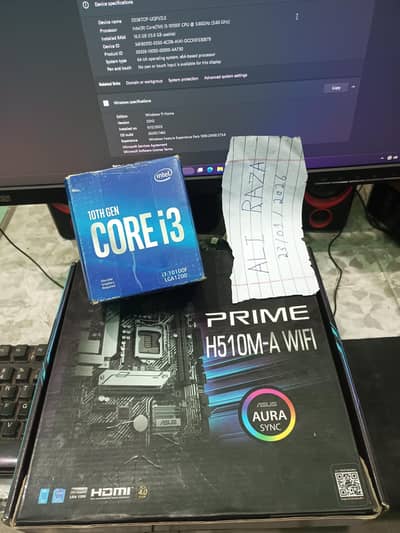 intel i3 10100f H510 WiFi Motherboard for sell