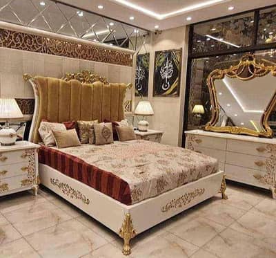 Premium Quality bed set/Bed set /Wooden Finish bed/Customize bed/Bed