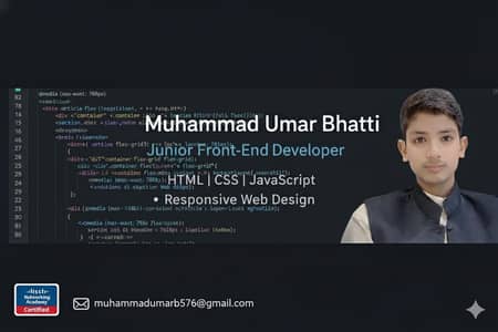 Professional Front-End Web Development (HTML, CSS, JS)