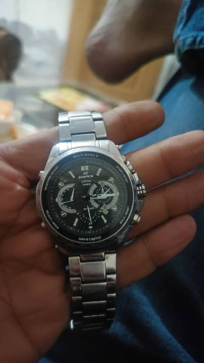 casio edifice 1/10 second watch
