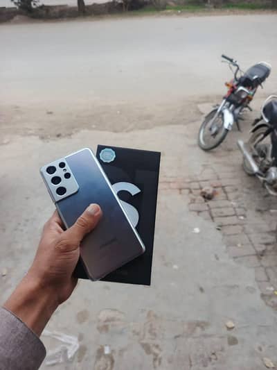 Samsung s21 ultra 5G 12/256 with box official pta prove 03157771357