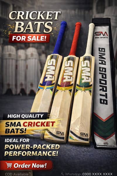 SMA Premium Cricket Bat – Power, Balance & Performance