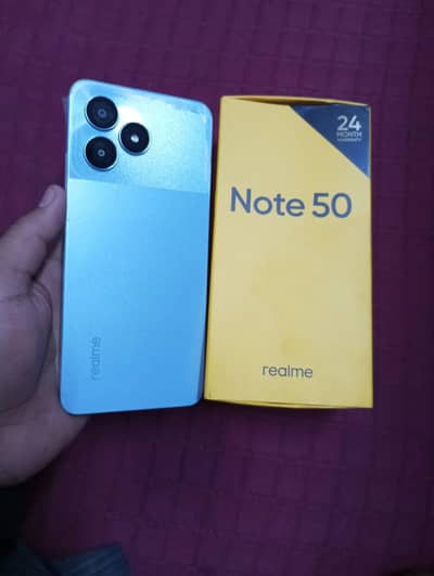 Realme Note 50 4/64 with box candition 10/8