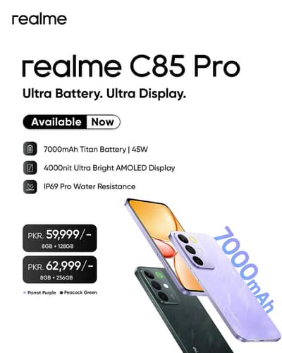 Realme C85 Pro 8/256 and 8/128