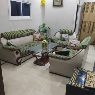 Sofa set with table urgent salee