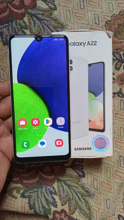 Samsung A22 128gp 6gp ram  03323000388