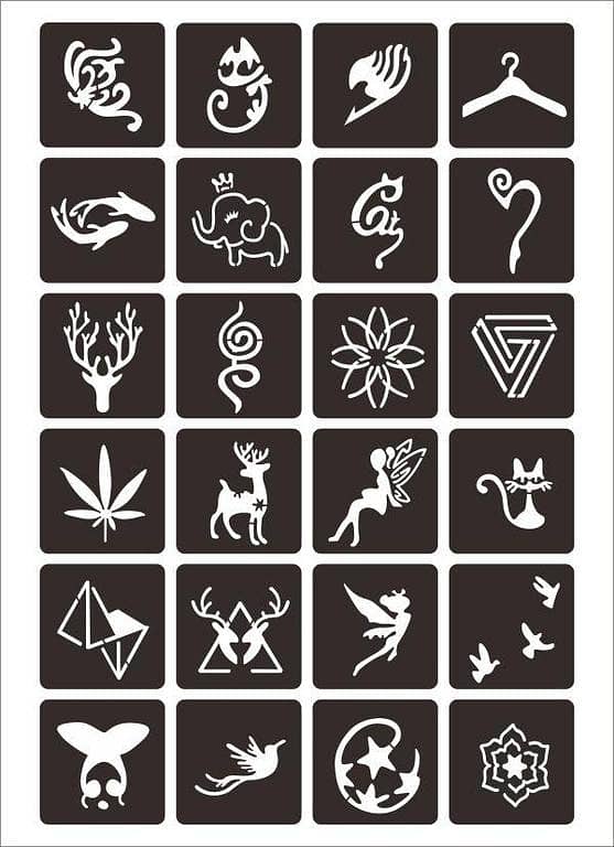 Animals Tattoo Stickers Waterproof for Girls & Boys | Animal Tattoo Sticker Set by Aizal Collection