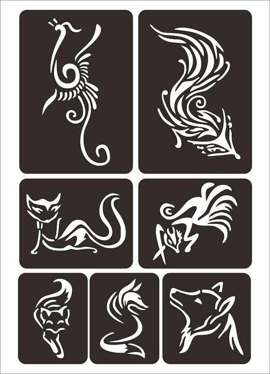 Animals Tattoo Stickers Waterproof Set by aizal collection – Animal-Themed Temporary Tattoos for Kids and Adults
