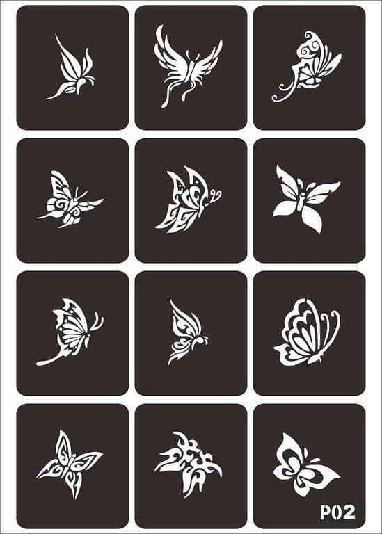 Animals Tattoo Stickers Waterproof Set by aizal collection