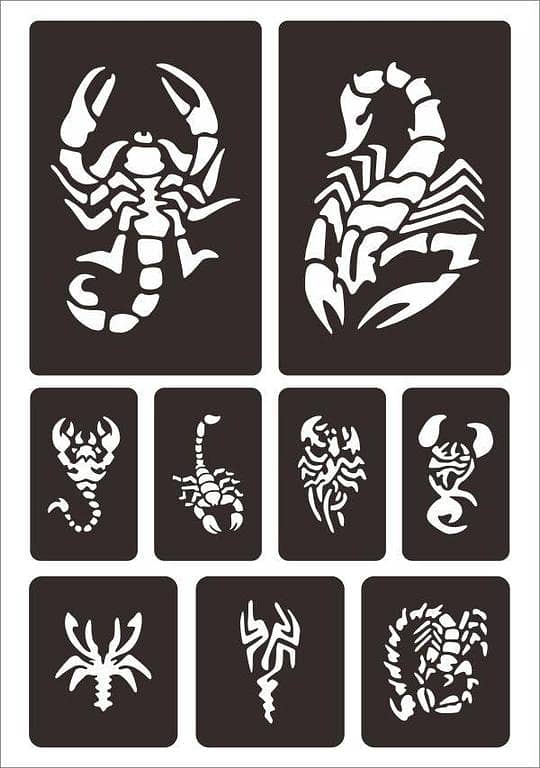 Animals Tattoo Stickers Waterproof Set by aizal collection – For Girls & Boys