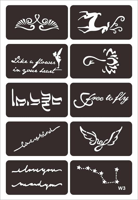 Font Type Tattoo -10 | Aizal Collection | Tattoo Art Studio | Custom Tattoo Work