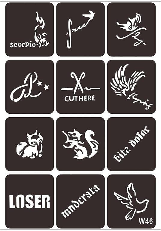 Ancient Script Tattoos -05 (Aizal Collection) – Tattoo Art Studio: Custom Tattoo Work