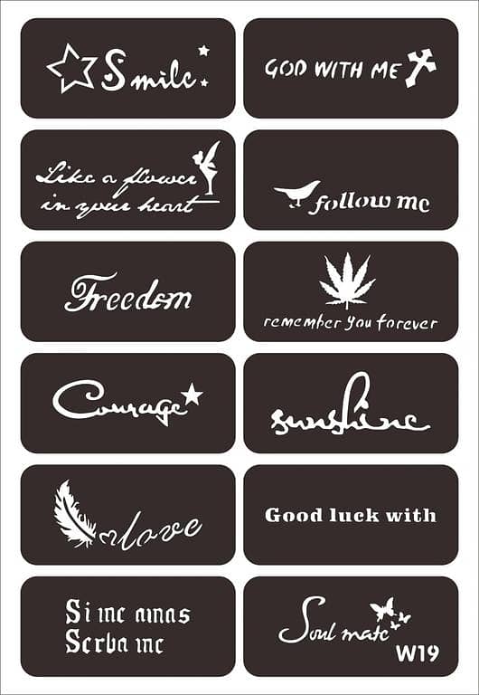 Font Type Tattoo -05 | Aizal Collection | Tattoo Art Studio | Custom Tattoo Work