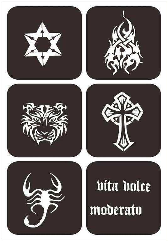 Totem Tattoo Stickers – Waterproof Tattoo Set for Girls and Boys by aizal collection