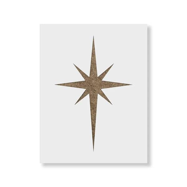 Starburst Stencil | Aizal collection, 18 x 18 cm (custom sizes available)