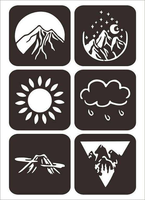 Totem Tattoo Stickers – Waterproof Totem Tattoos Set by aizal collection