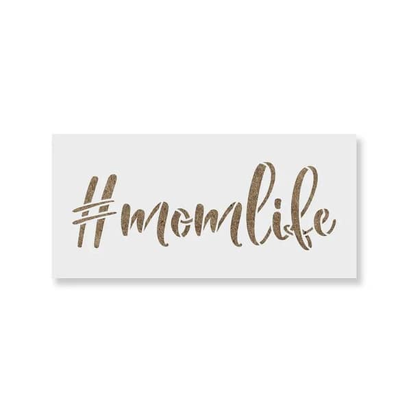 Momlife Stencil | Aizal collection | Stencil for wall | Custom size available | 18 x 18