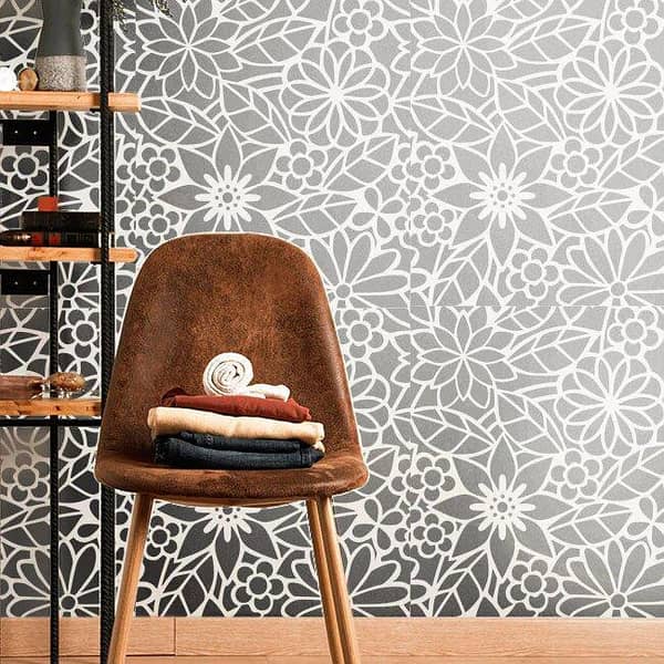 Magic Forest Floral Reusable Stencil for Canvas and Wall Painting. ID#38