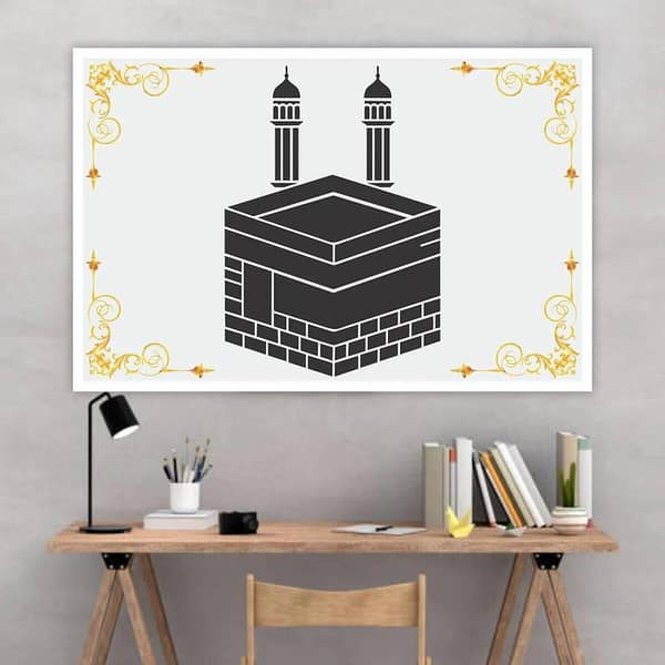 KAABA Stencils – Reusable PVC Template for Canvas, Walls, and Art Projects (ID#4121)