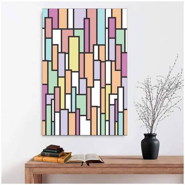 Rectangle Pattern Reusable Stencil for Airbrush Painting and DIY Wall Art