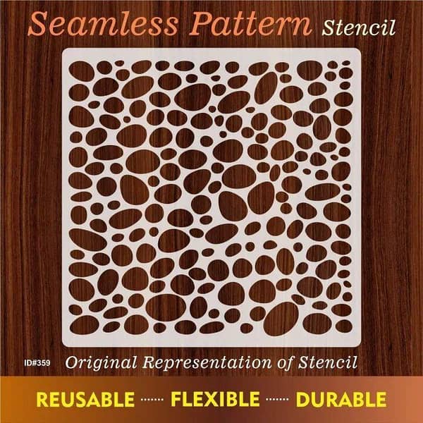 Reusable PVC Stencil for Wall Painting, DIY Decor, Albums, and Canvas