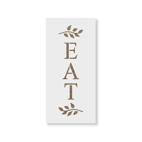 Eat Branches Stencil by Aizal collection - 18 x 18 stencil for walls, wood, and crafts