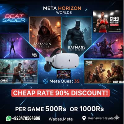 Meta Quest  Paid Games In Cheap Rate 90% Discount  Beat Saber