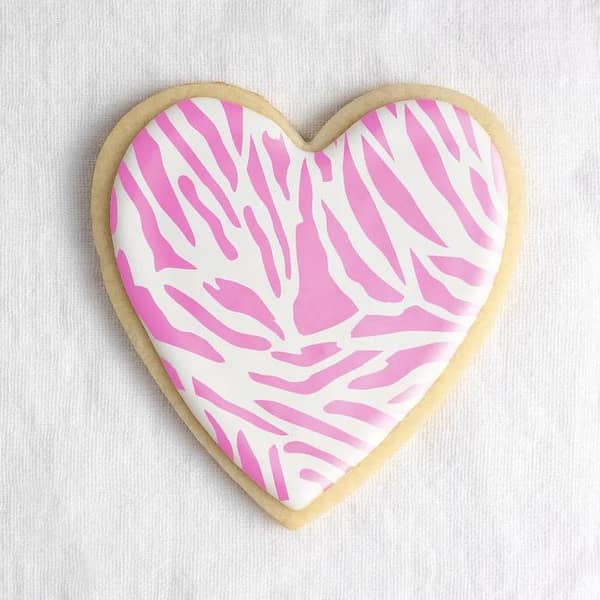 Zebra Cookie Stencil | Aizal collection – Wall stencil, customizable size (18 x 18)