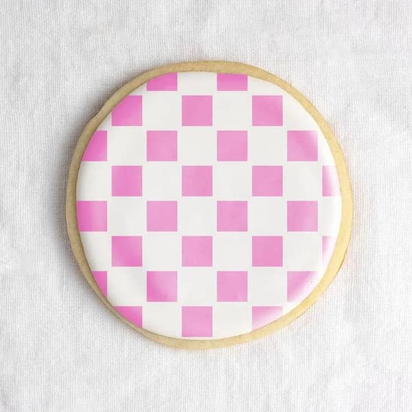 Checker Cookie Stencil | Aizal collection, 18 x 18 cm, wall stencil with custom size option