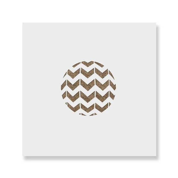 Chevron Christmas Ornament Stencil | Aizal collection (18 x 18) – Wall and craft stencil