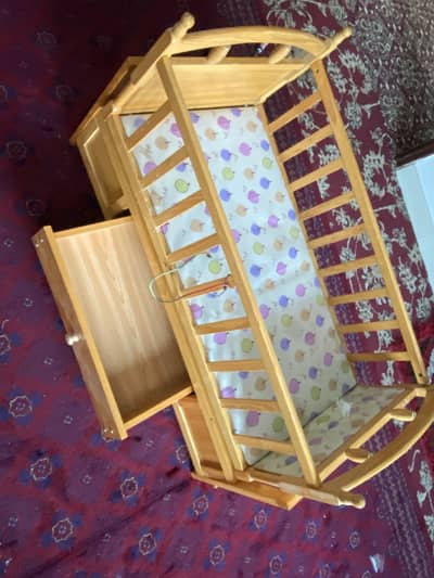 Baby coat with swing