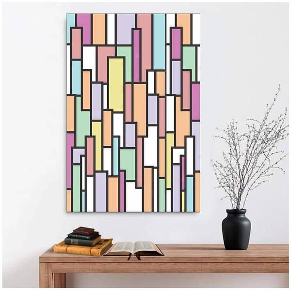 Rectangle Pattren Reusable Stencil For Canvas And Wall Painting. ID #479