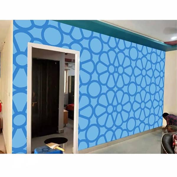 Decorative Floral Stencil for Canvas and Wall Painting (ID 362)